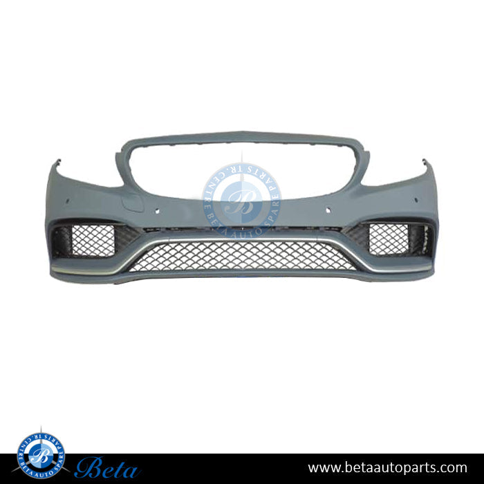 Front Bumper with Silver Moulding C63 Look for Mercedes C-Class W205 2015-2018 models Front Bumper with Silver Moulding C63 Look for Mercedes C-Class W205 2015-2018 models